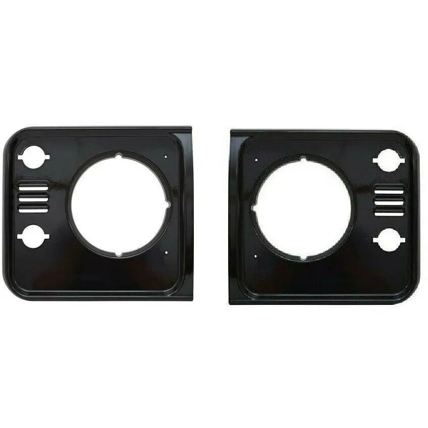Lh & Rh Santorini Black Headlamp Surround 1