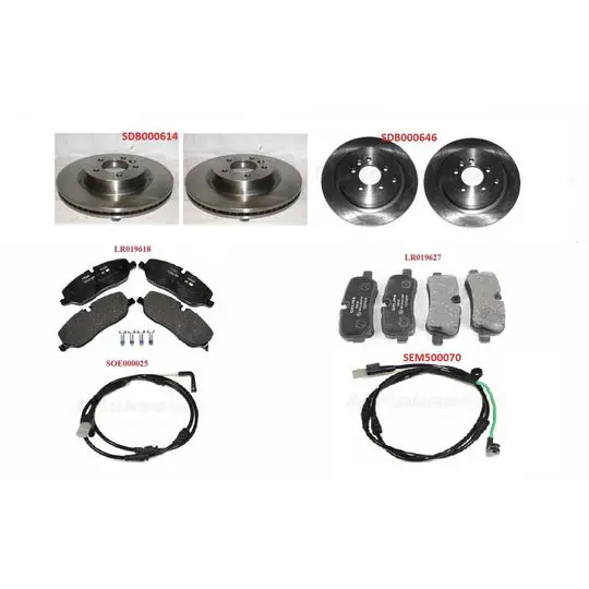 Lr3 Brake Kit - 4.4L V8 1
