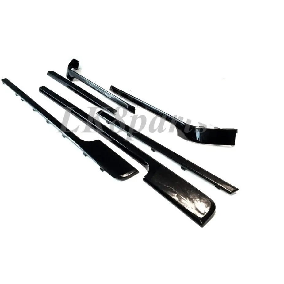 Gloss Black Stealth Pack 6 Piece Side Cladding Kit Lwb 1