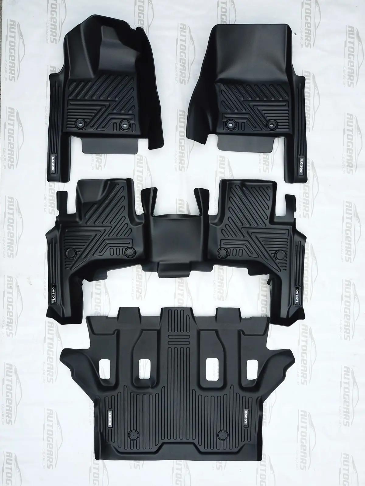 Toyota Land Cruiser Lc300 (2021 - 2026) 5D Extended Deep Dish Matting | Floor Liners V2 1