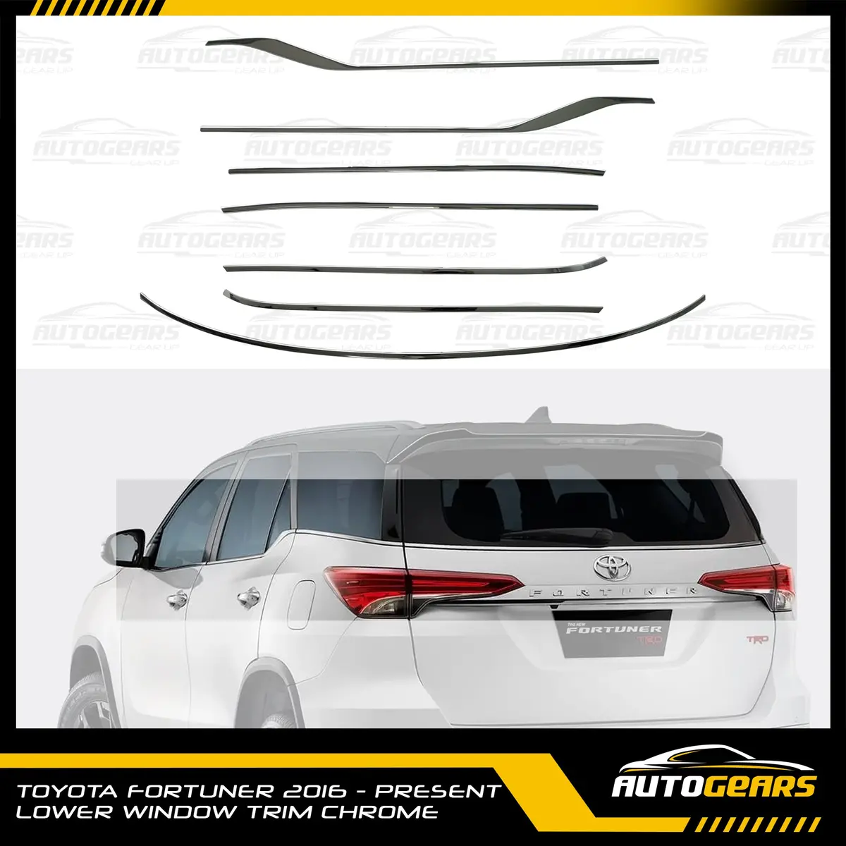 Toyota Fortuner (2016 - 2026) Lower Window Trim 1