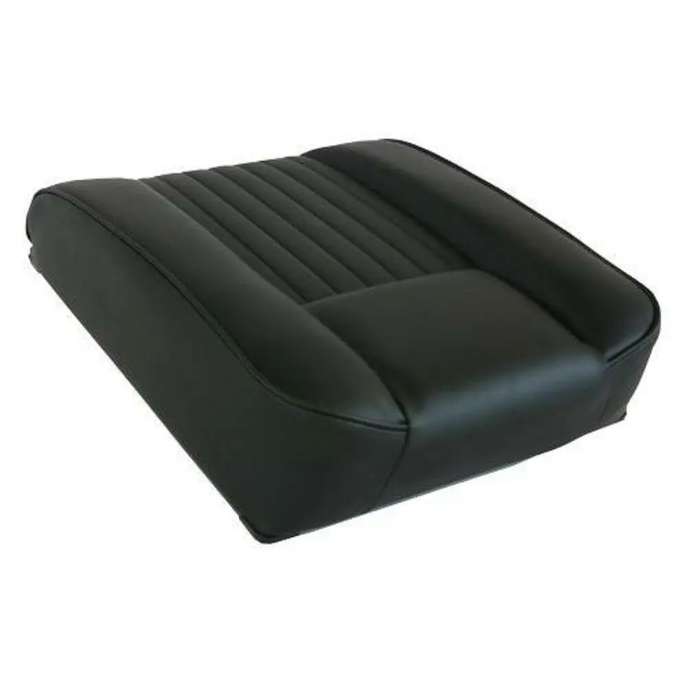 Deluxe Vinyl Black Centre Seat Base Cushion 1