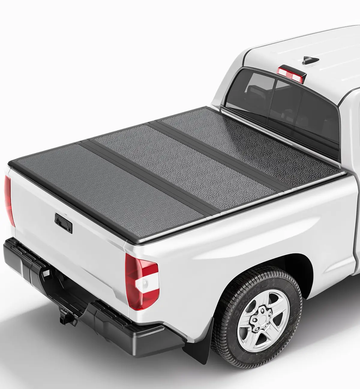 Xprite Hard Tri-Fold Truck Bed Tonneau Cover For 2022-2025 Toyota Tundra 1