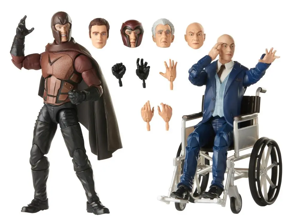 X-Men Movie Marvel Legends Magneto & Professor X Two-Pack 1