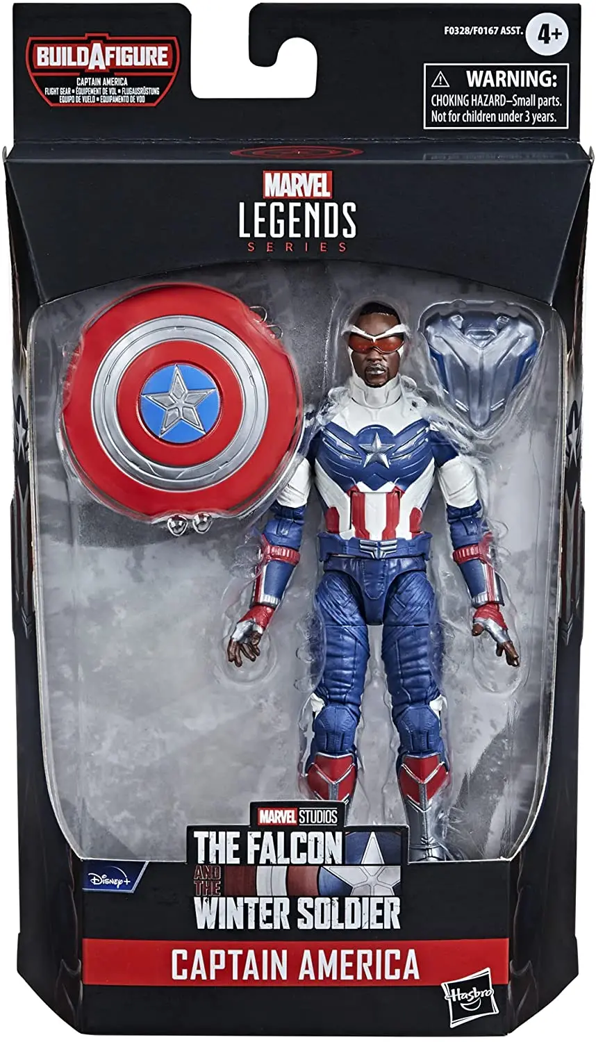 Marvel Legends Captain America (Black Falcon) 6-Inch Figure 1