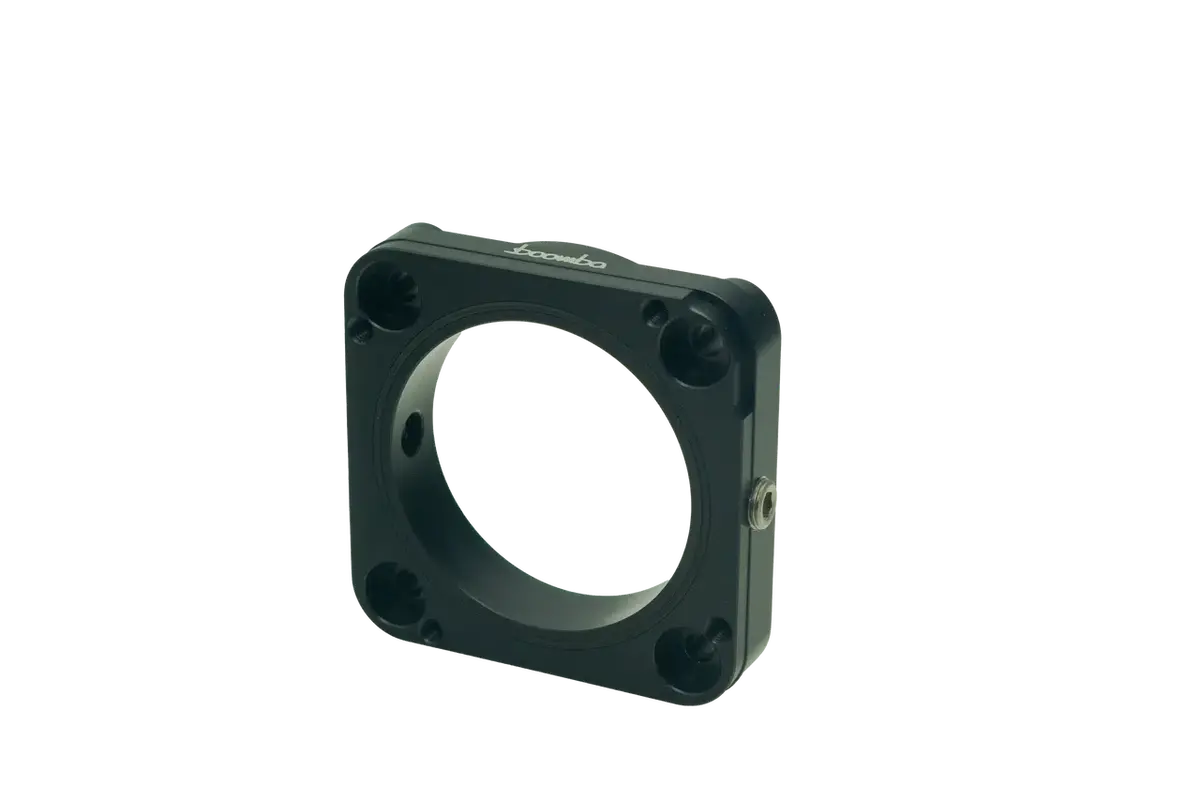 Boomba Racing 2.3L Throttle Body Spacer For 2021+ Ford Bronco & Ranger - Black 1