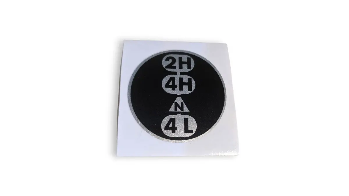 Transfer Case Decal - Modern Shift Pattern 1