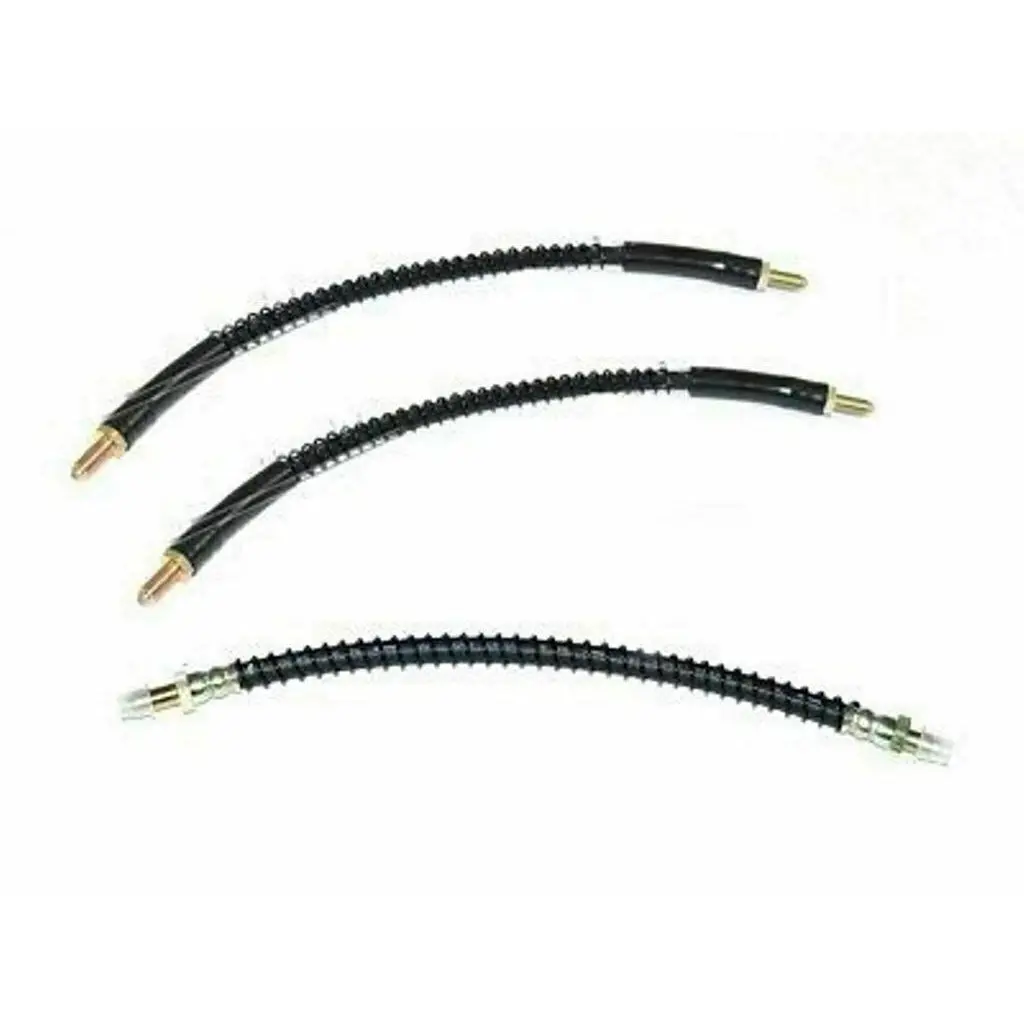 Front & Rear Brake Hose Flexi Pipes Set 1