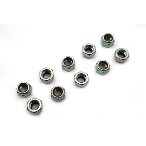 Nz606041l-Set Of 10 Nuts 3/8 Unf Nylock Propshaft Fits Defender 1