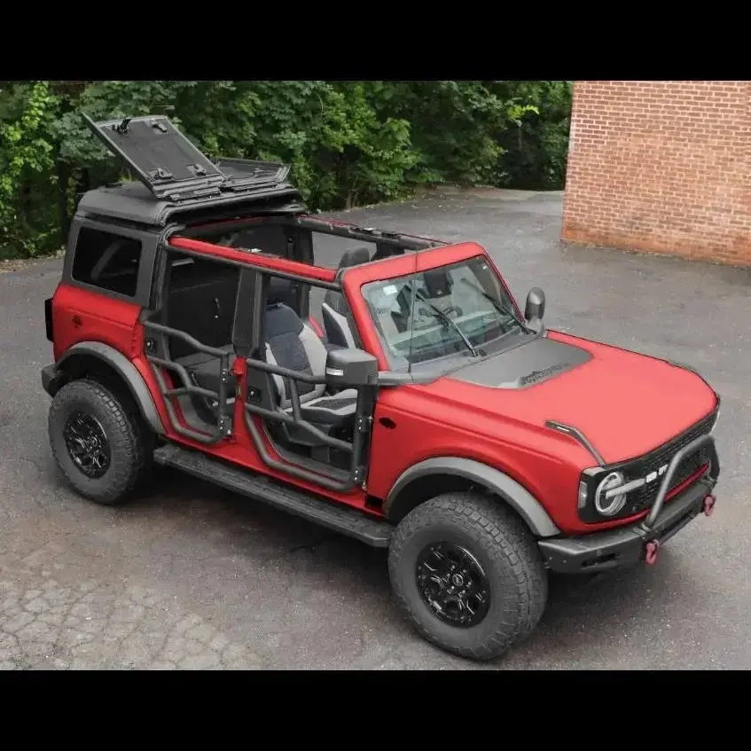 Ez4x4 3 Panel Rack System Full Flip Top Front & Middle Panel Holder For 2021+ Ford Bronco (4 Door) 1