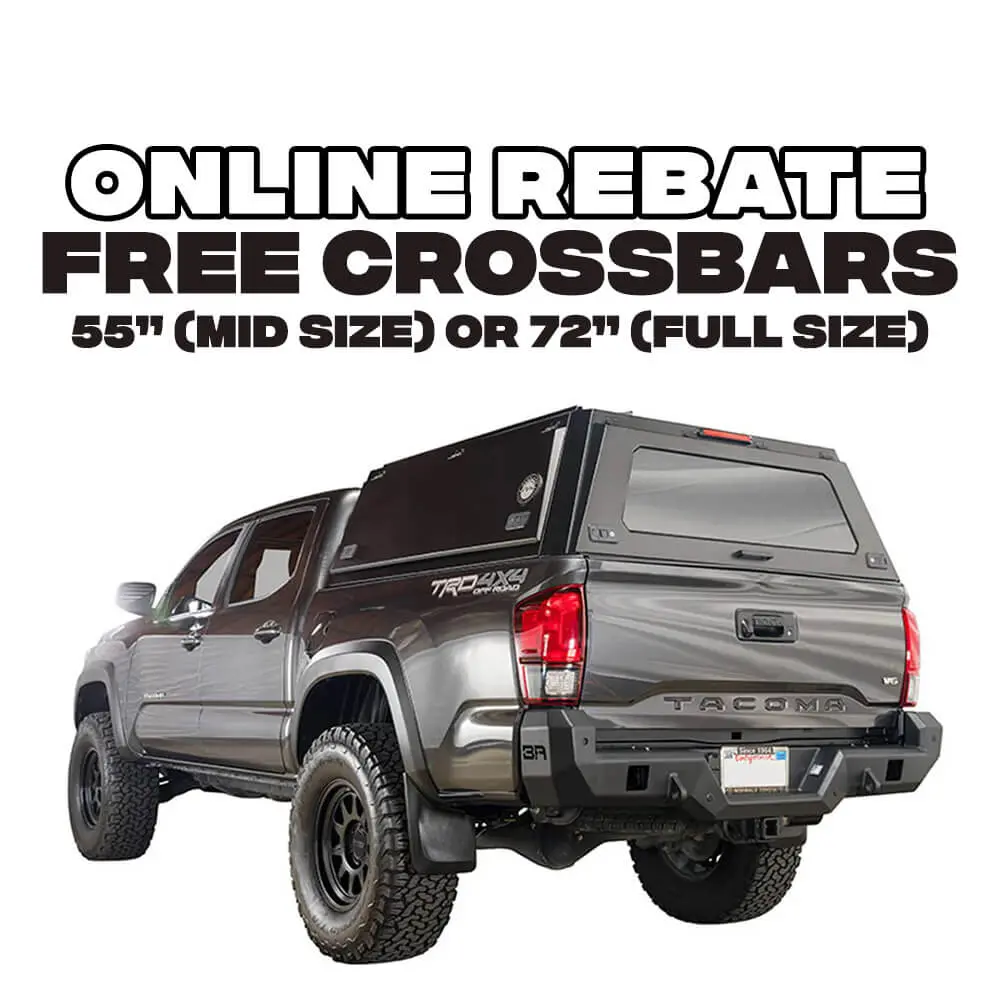 Expedition Truck Cap | 5-Piece Modular Design | Fits 2016-2023 Toyota Tacoma 1