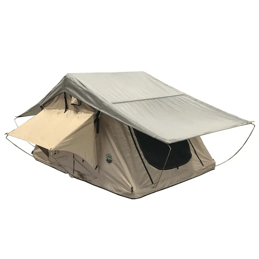 Ovs Tmbk 3 Person Roof Top Tent With Green Rain Fly 1