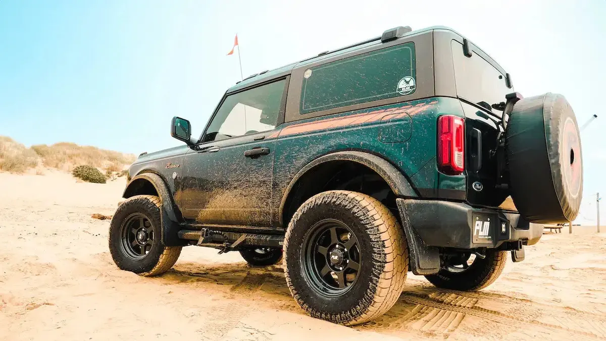 Plm Performance Large Pcd Matte Black 16" X 8.0 P37 6X139.7 Set Of Four For 2021+ Ford Bronco 2
