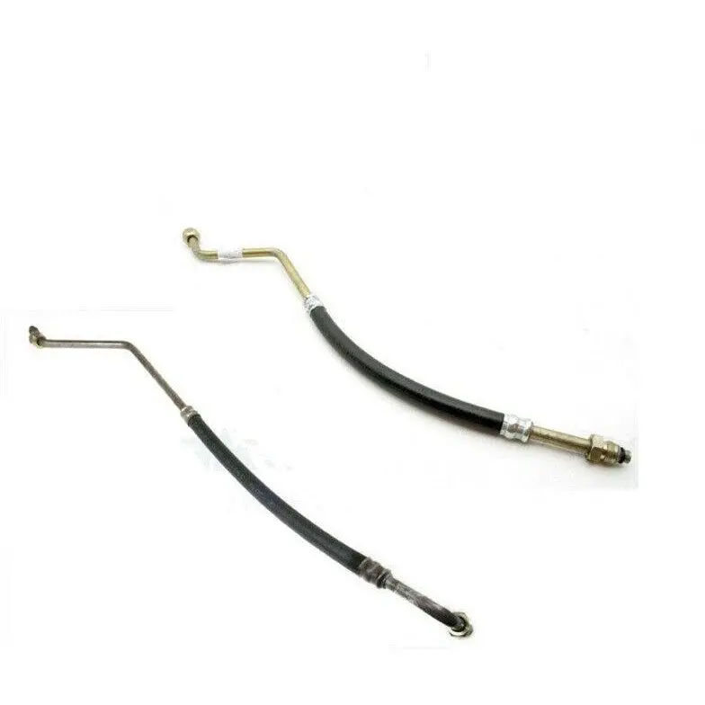 New Engine Oil Cooler Pipes Set X2 Pair 1