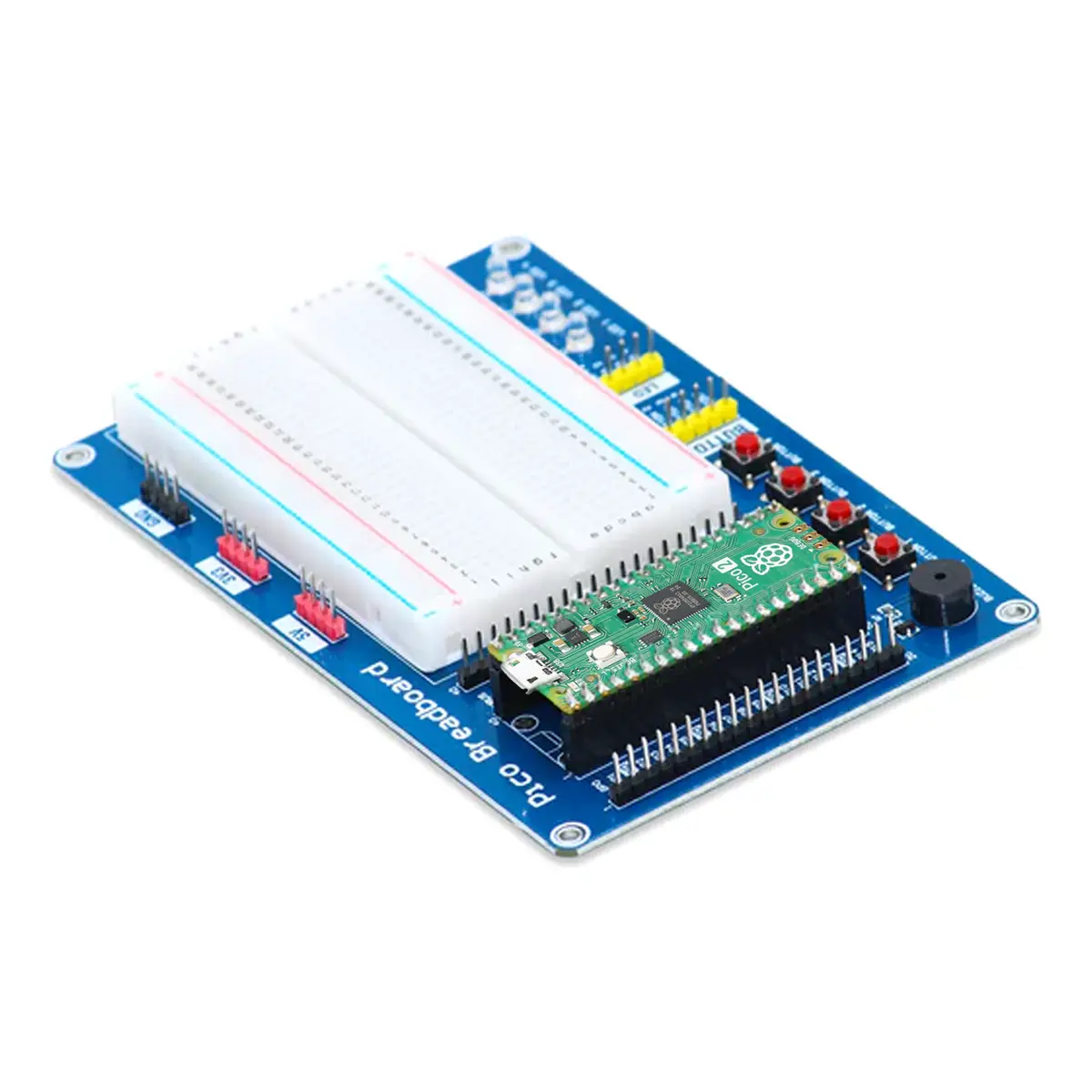 Raspberry Pi Pico Breadboard Kit With Pico 2 (Without Header) 1