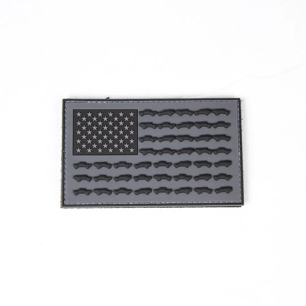 Usa Truck Flag Pvc Patch 1