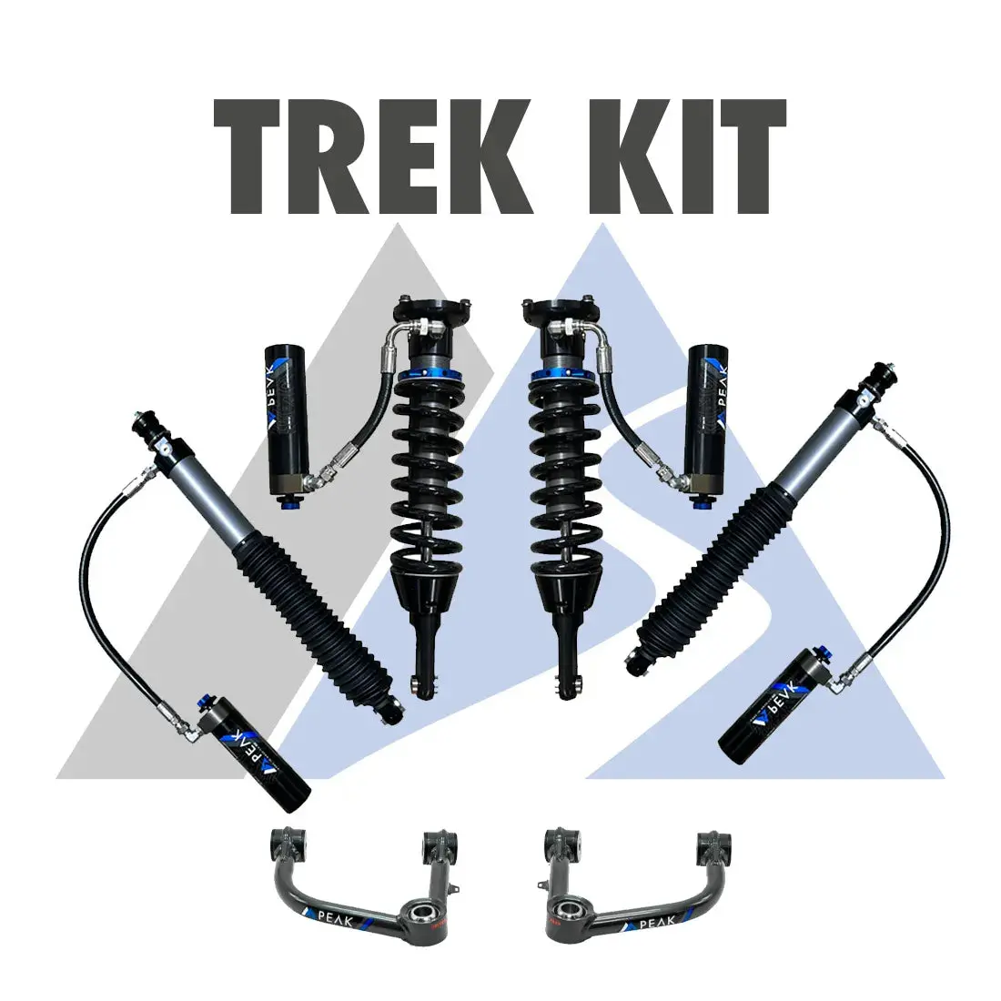 Peak Suspension 2.5″ Dsc Coilovers Trek Kit Fits 2024+ Toyota Tacoma 1