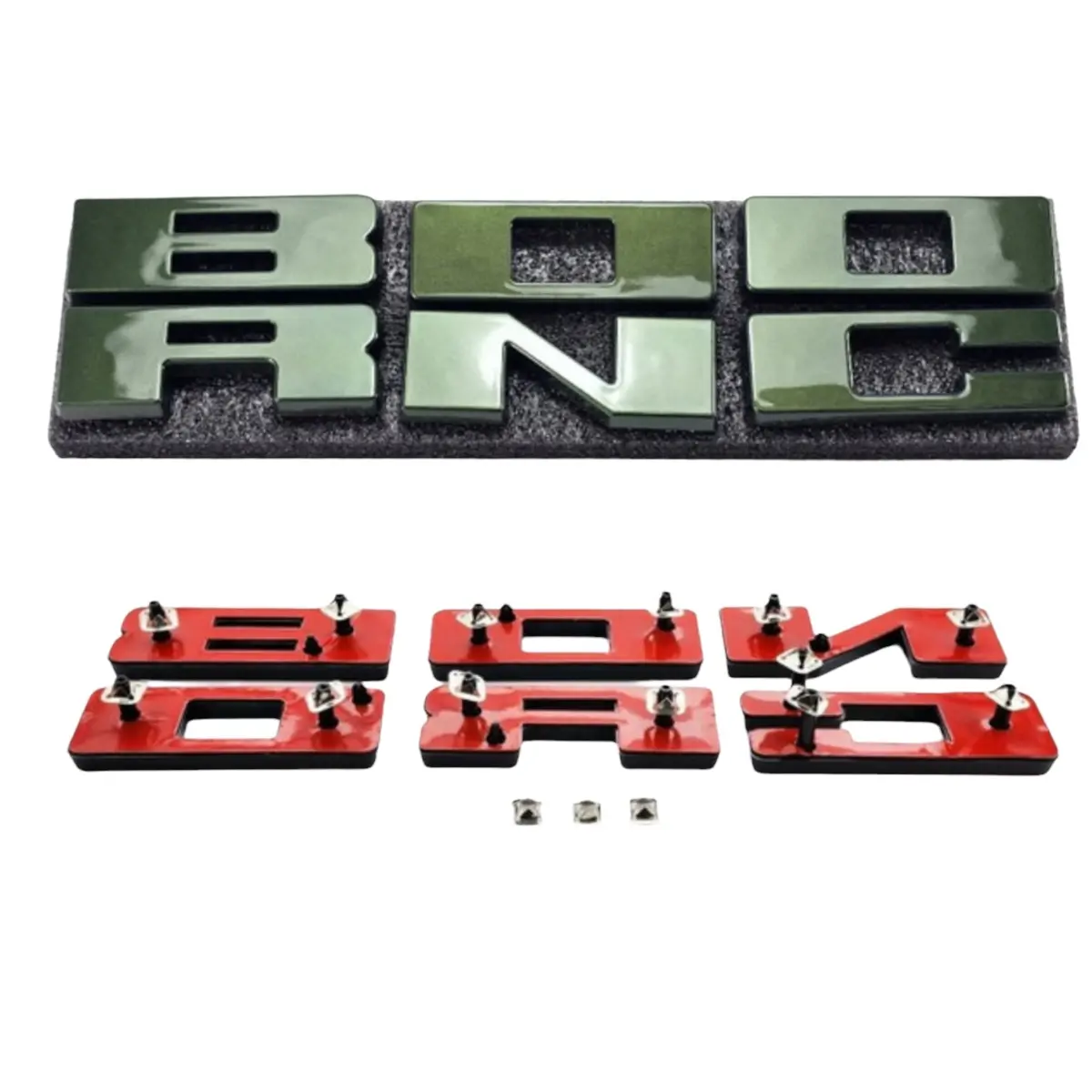 Upr Bronco Grille Replacement Lettering (Eruption Green) | Upr-3683-18 1