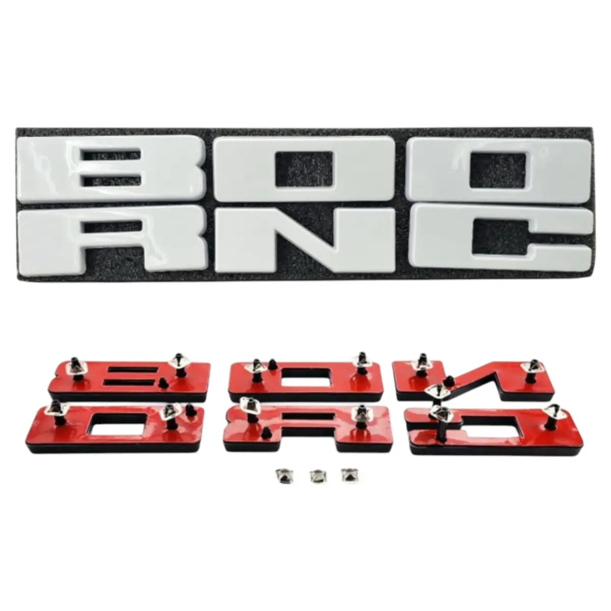 Upr Bronco Grille Replacement Lettering (Oxford White) | Upr-3683-05 1
