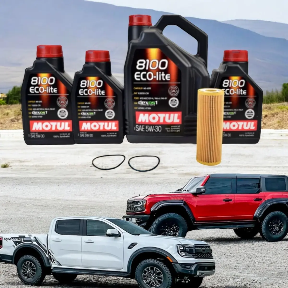 Buckle Up Off-Road Oil Change Kit Without Drain Plug For 3.0L Ford Bronco Raptor & Ranger Raptor 1