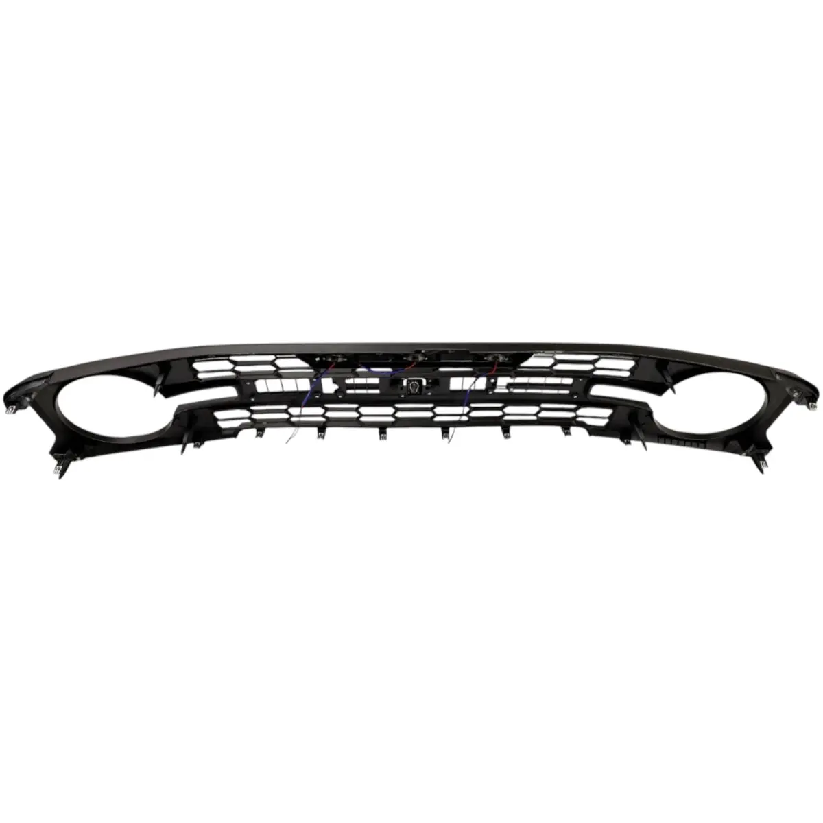 Bbm R-Style Grille Matte Black With Amber Lighting For 2021+ Ford Bronco 2