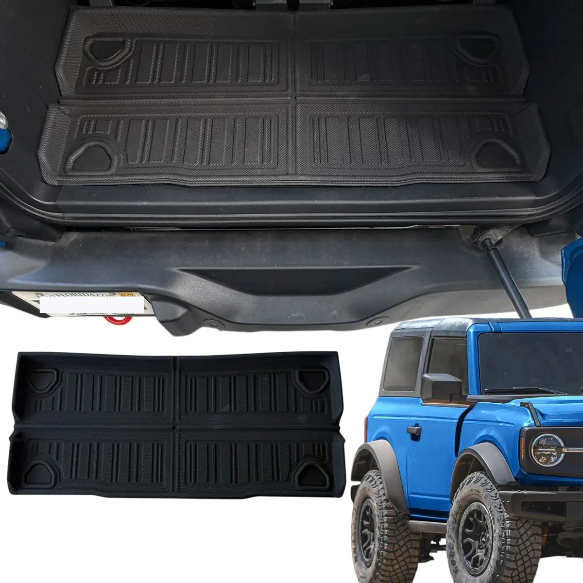 Bbm Rugged Cargo Mat For 2021+ Ford Bronco (2-Door) 1