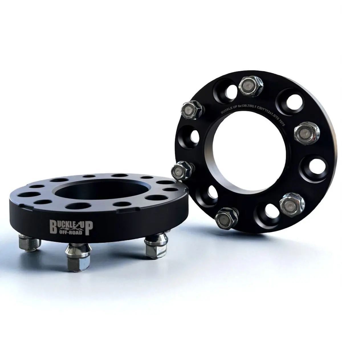 Buckle Up Off-Road  1 Inch Wheel Spacers 6X139.7/93.1Mm For 2021+ Ford Bronco, 19+ Ford Ranger, 24+ Ranger Raptor (Pair) 1