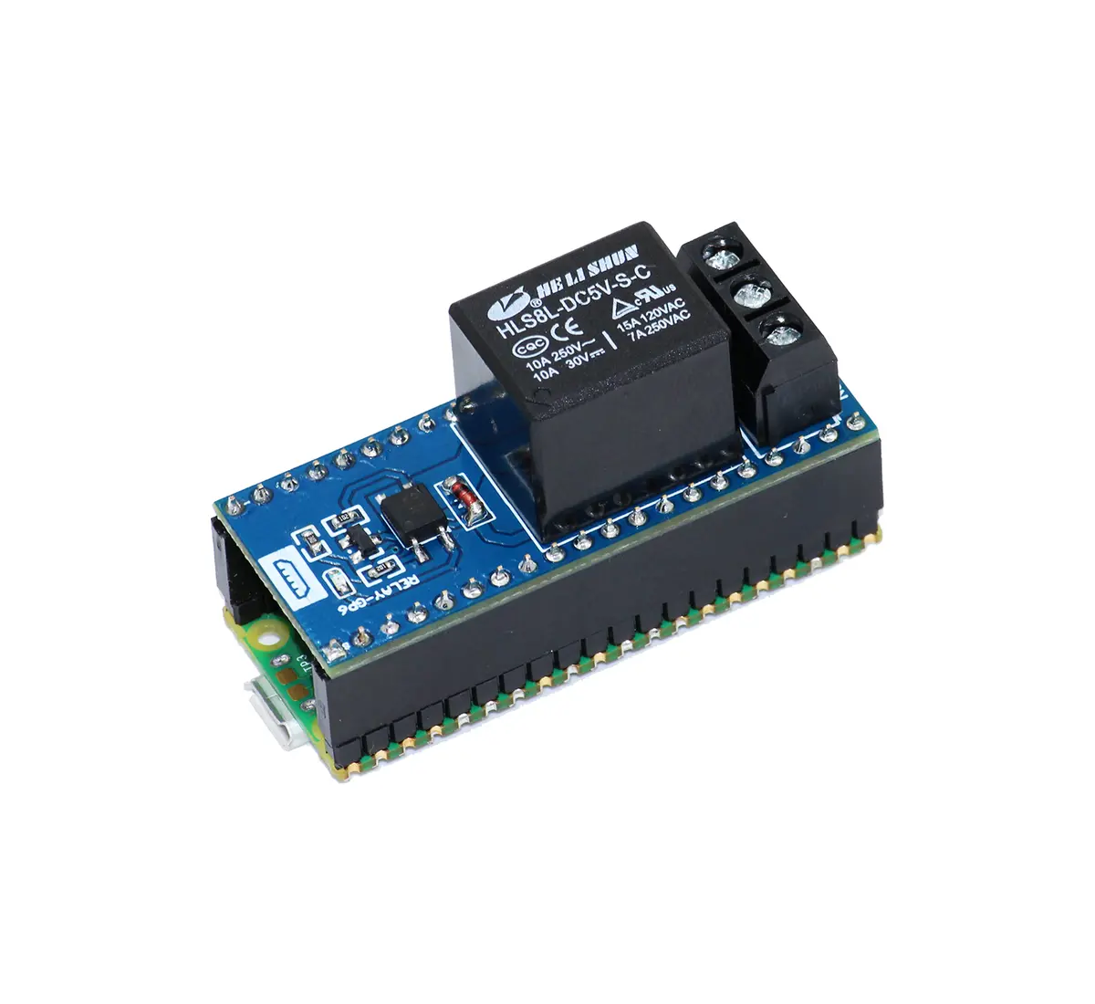 Pico Single Channel Relay Hat 1