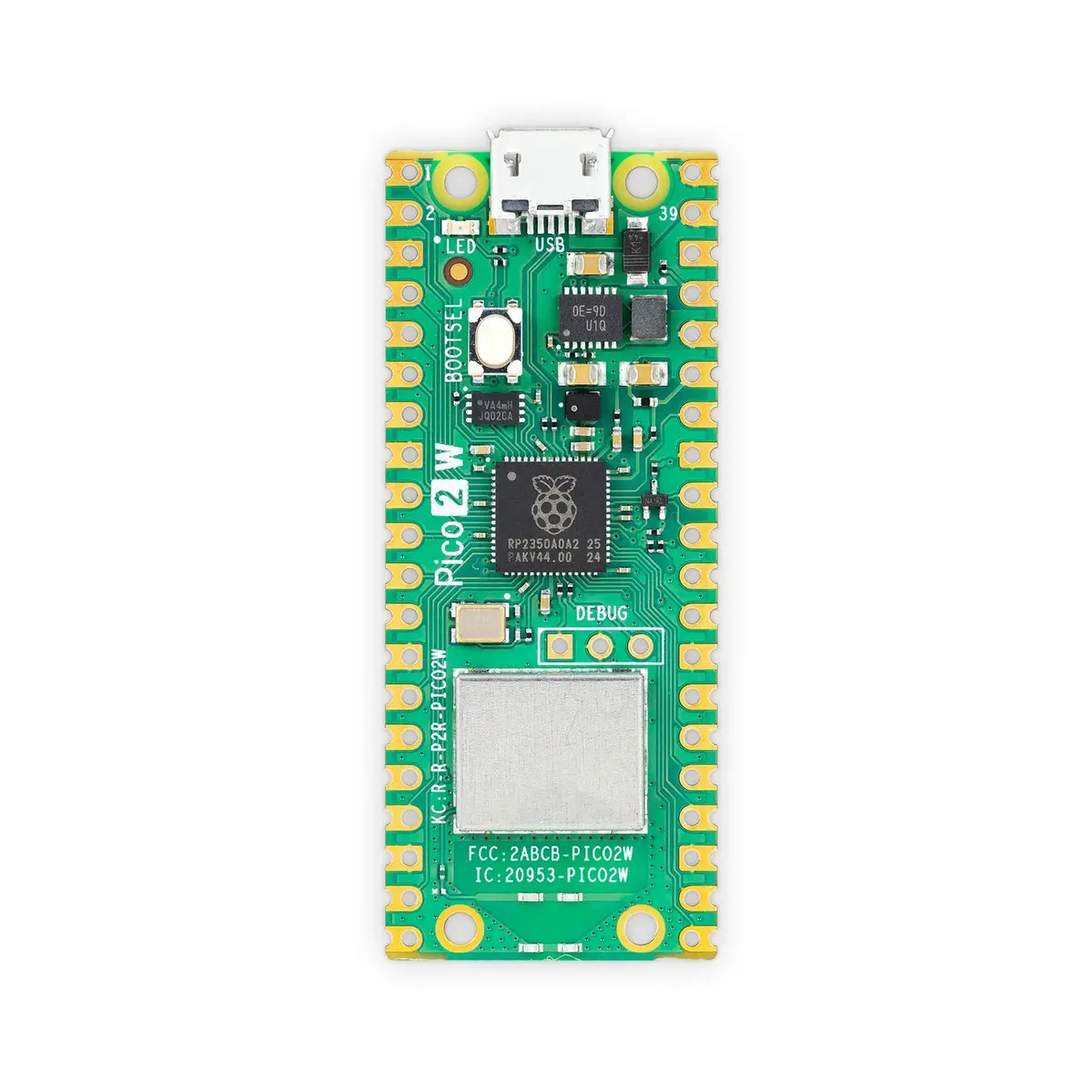 Raspberry Pi Pico 2 W (Wi-Fi) 1