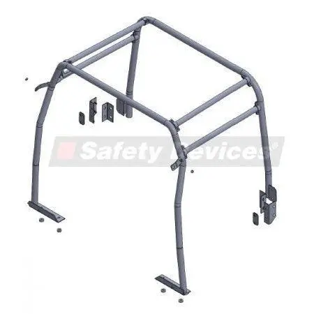 Land Rover Defender 110 Station Wagon 4 Point Bolt-In Roll Cage 1