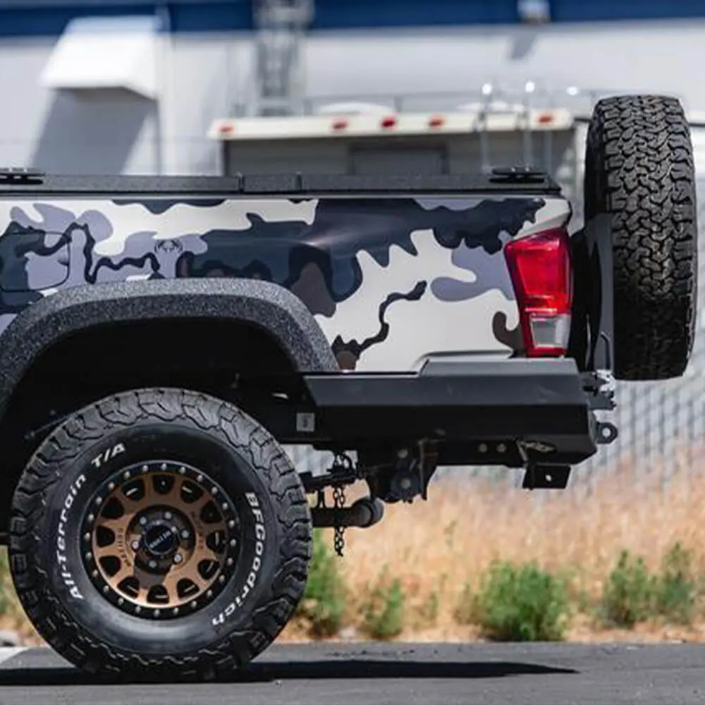 High Clearance Rear Bumper Fits 2016-2023 Toyota Tacoma 1