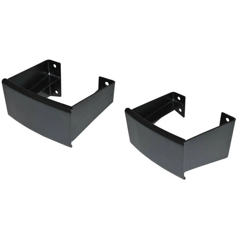 Rear Lhs Rhs Black Military Style Steel Bumperettes 1