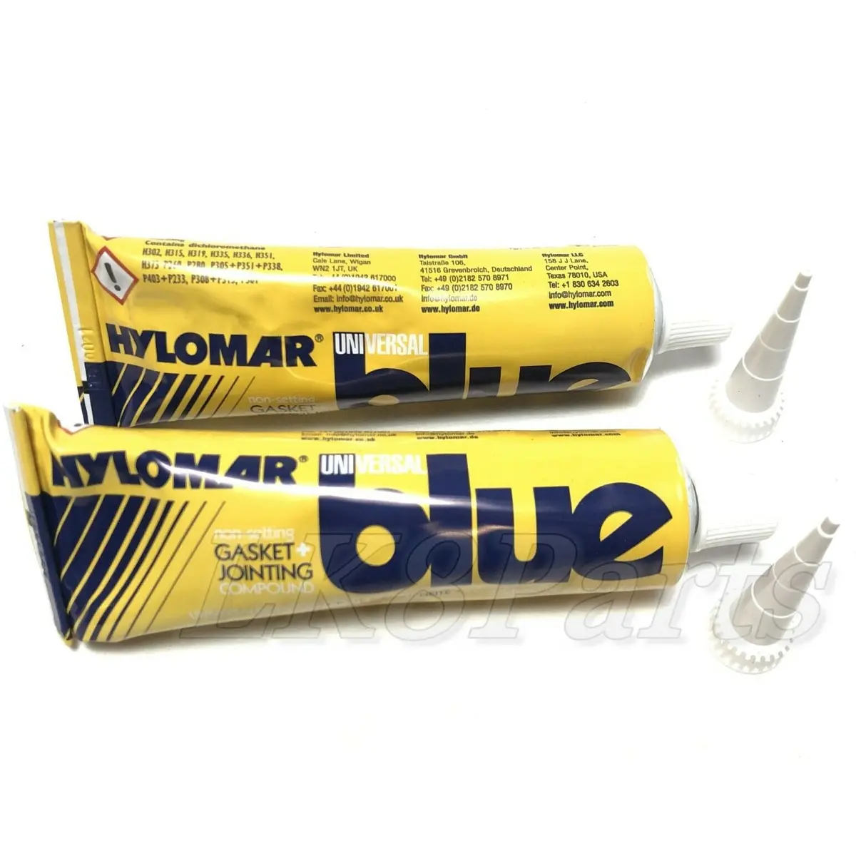 Set X2 Hylomar Universal Blue Gasket Sealer With Nozzle 100G Tube 1