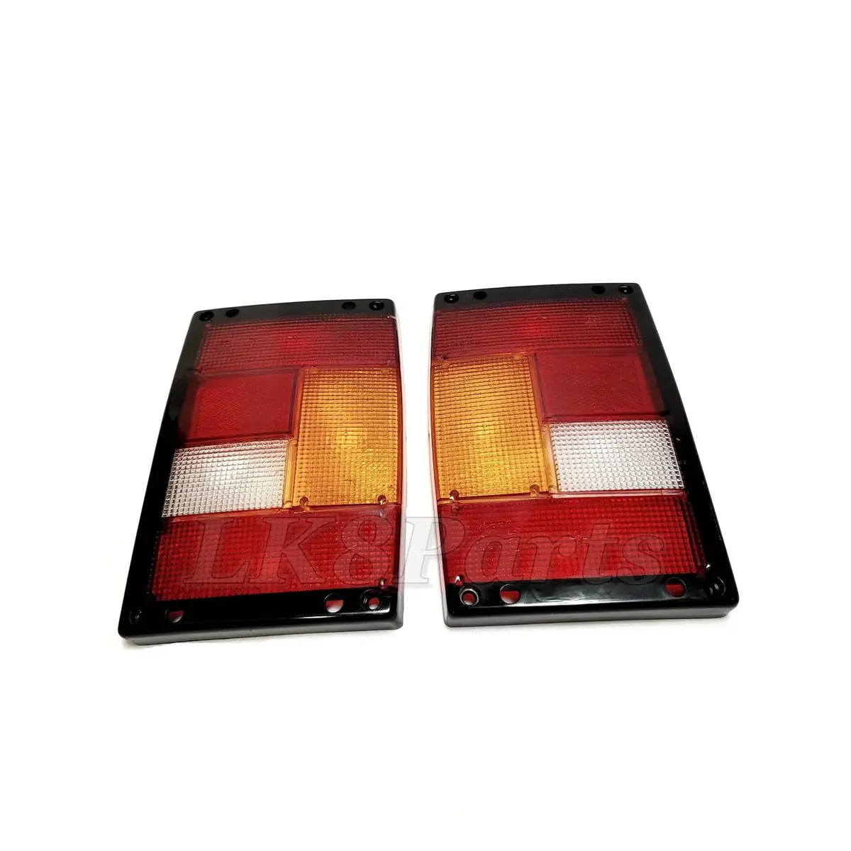 Rear Tail Light Lamps Lh And Rh Lens With Black Edges For Range Rover Classic 1