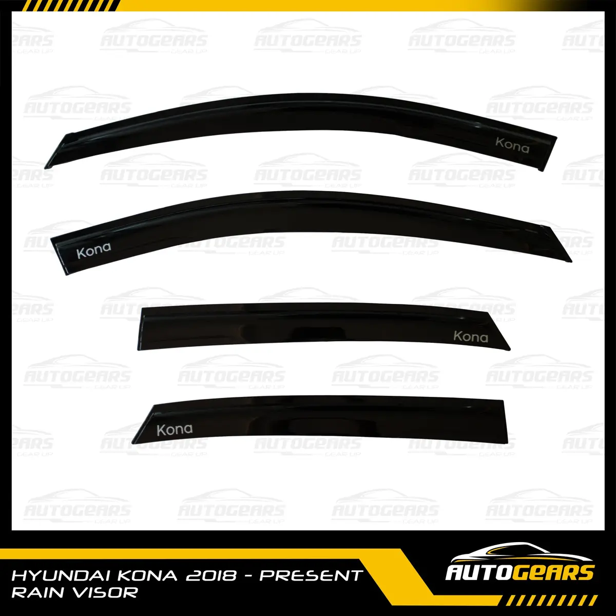 Hyundai Kona (2018 - 2022) Rain Visor 1