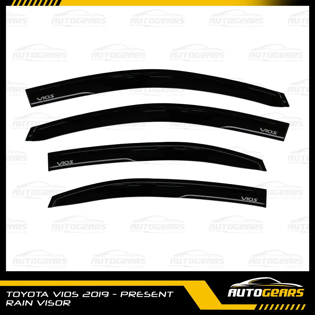 Toyota Vios (2019 - 2026) Rain Visor 1