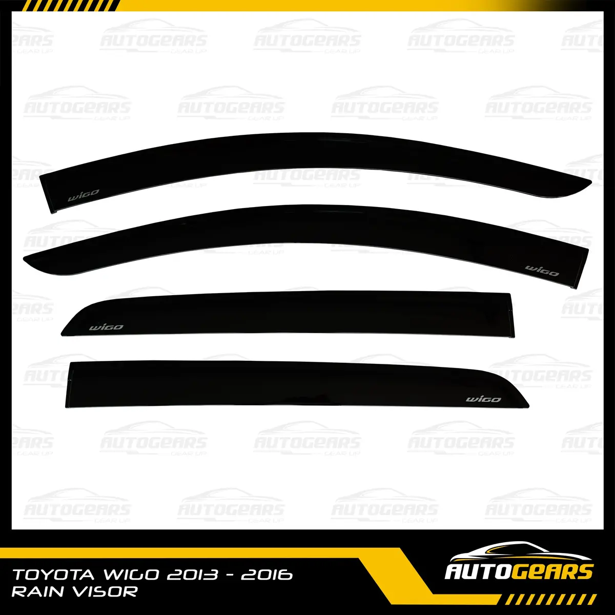 Toyota Wigo (2012 - 2016) Rain Visor 1