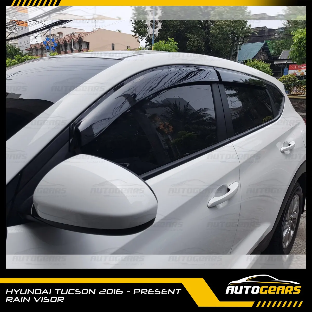 Hyundai Tucson (2016 - 2022) Rain Visor 1