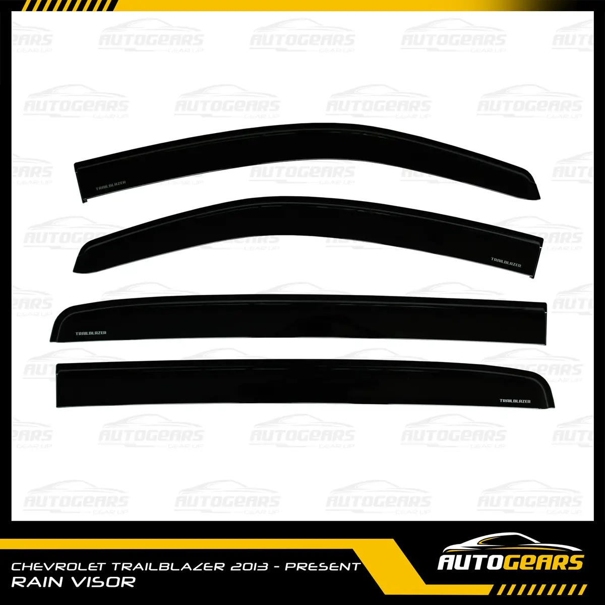 Chevrolet Trailblazer (2013 - 2022) Rain Visor With Logo 1