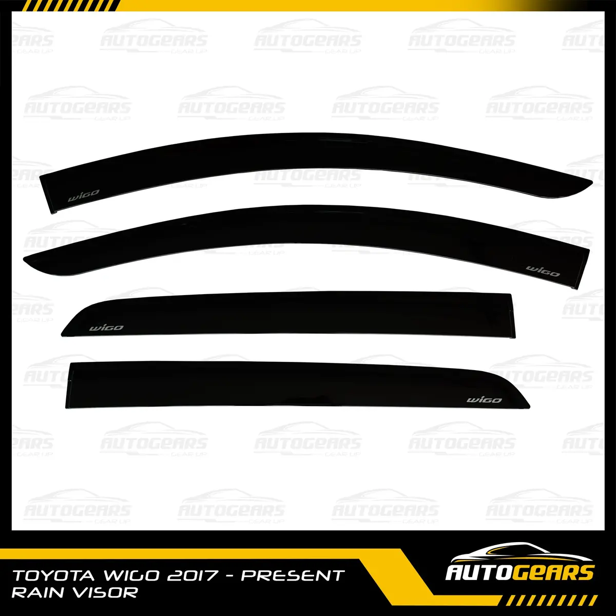 Toyota Wigo Gen 2 - Gen 3 (2017 - 2023) Rain Visor 1