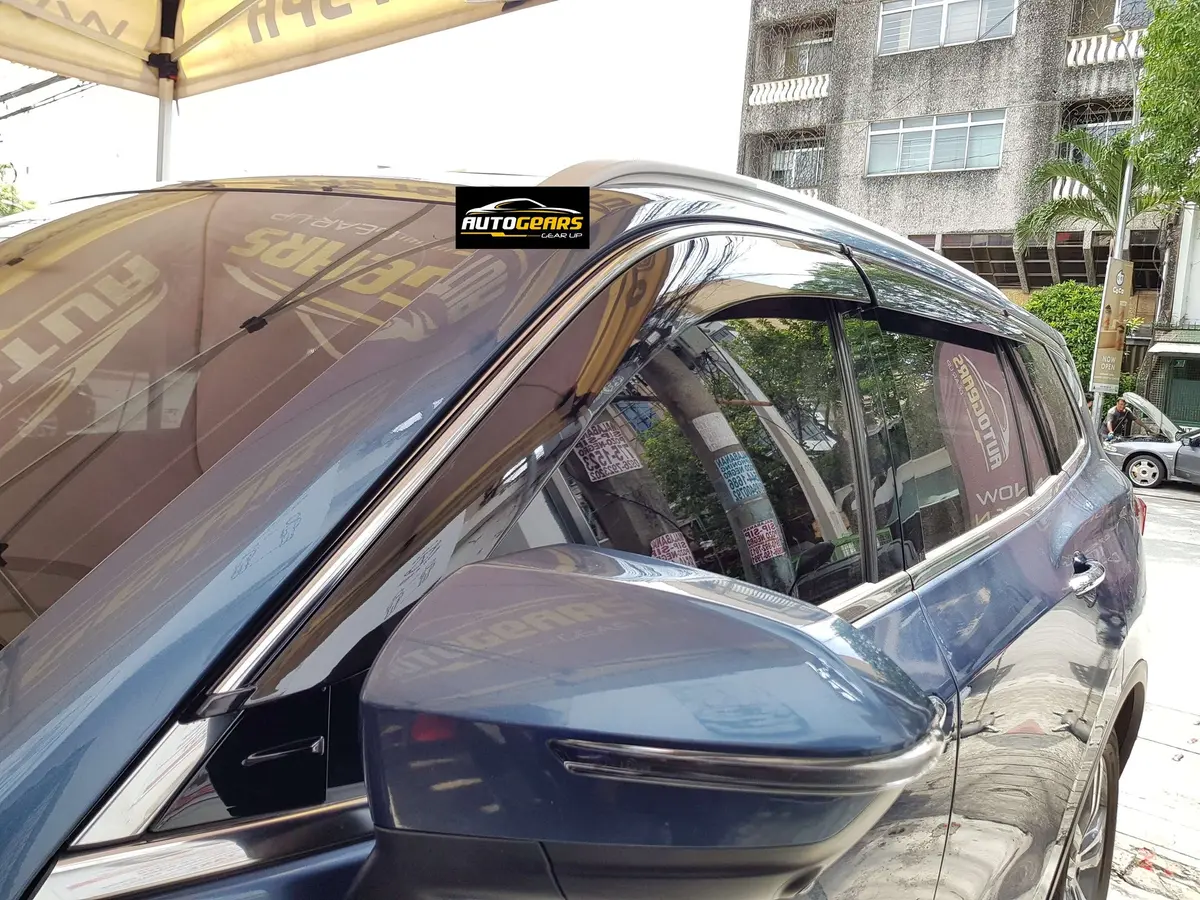 Ford Territory Gen 2 (2023 - 2025) Rain Visor With Chrome Trim V1 1
