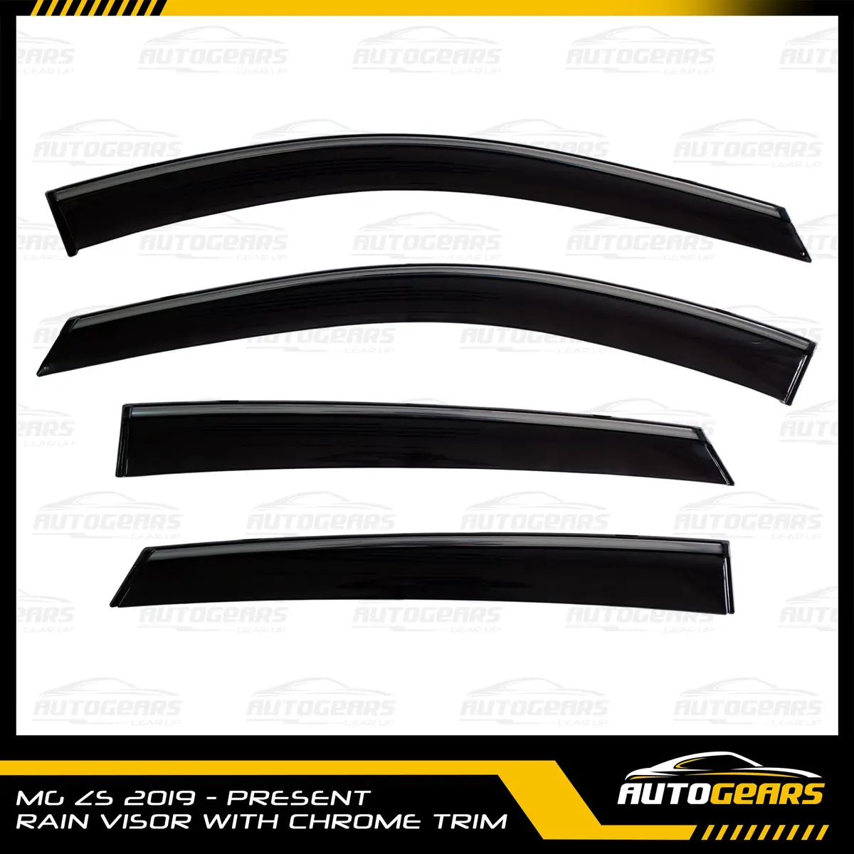 Mg Zs (2019 - 2025) Rain Visor With Chrome Trim 1