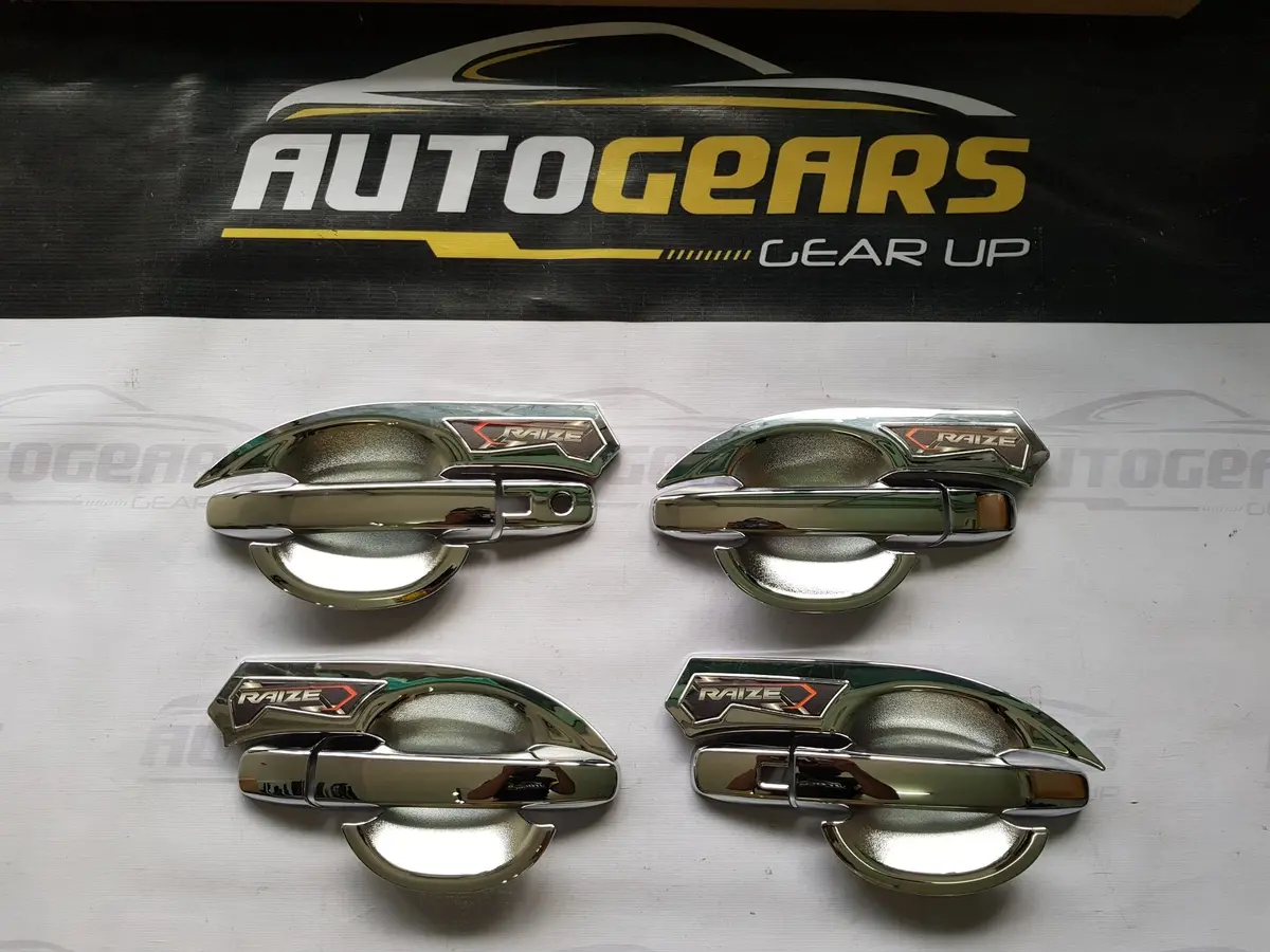 Toyota Raize (2022 - 2026) Door Bowl & Door Handle Cover Set Chrome V2 1