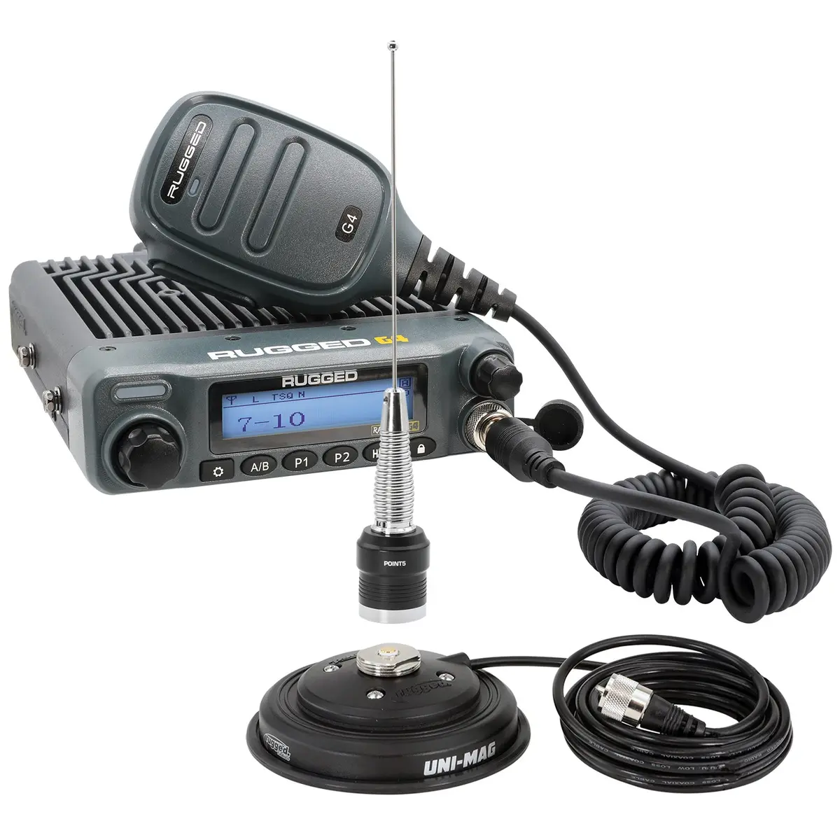 Rambler G4 Gmrs Mobile Radio With Antenna Radio Kit 1