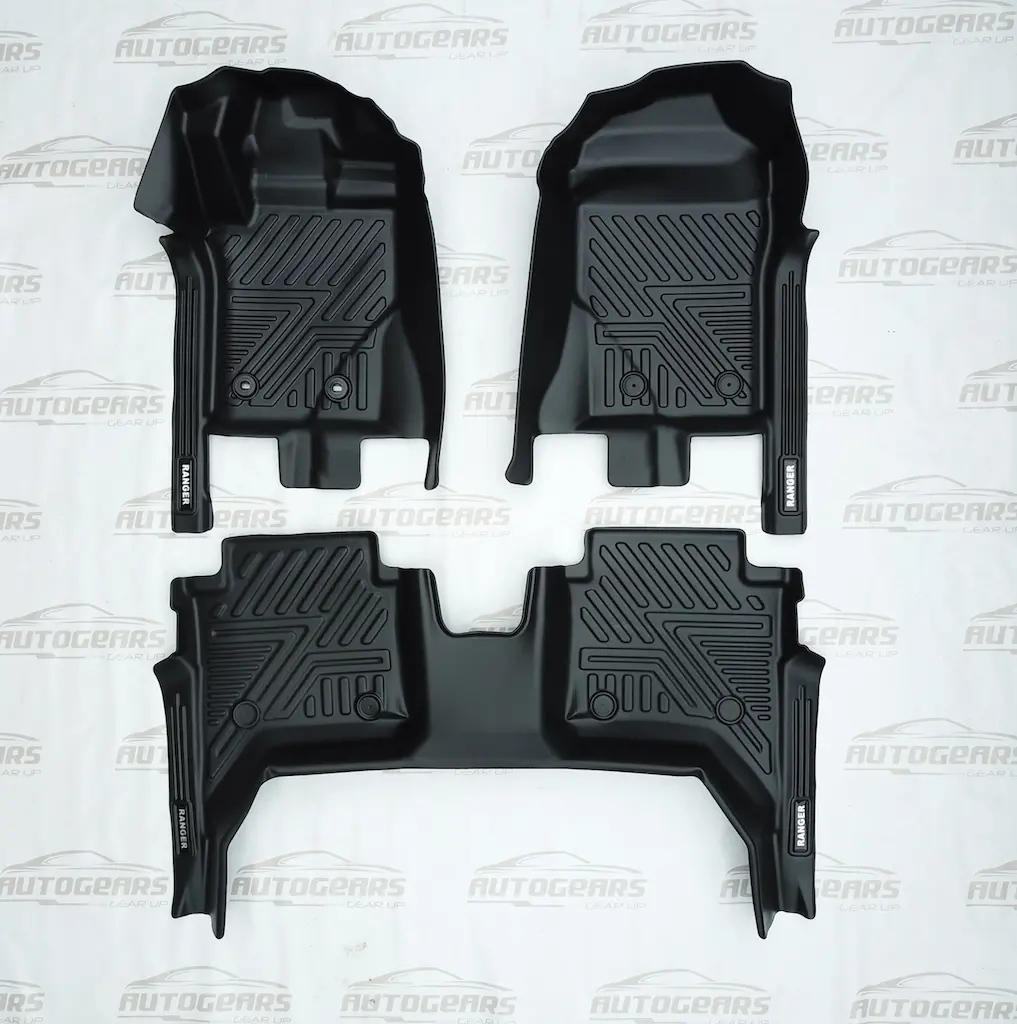 Ford Ranger Xl Xls Xlt Wildtrak (2023 - 2026) 5D Extended Deep Dish Matting | Floor Liners V2 1