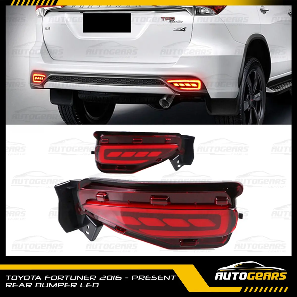 Toyota Fortuner (2016 - 2020) Rear Bumper Led 1