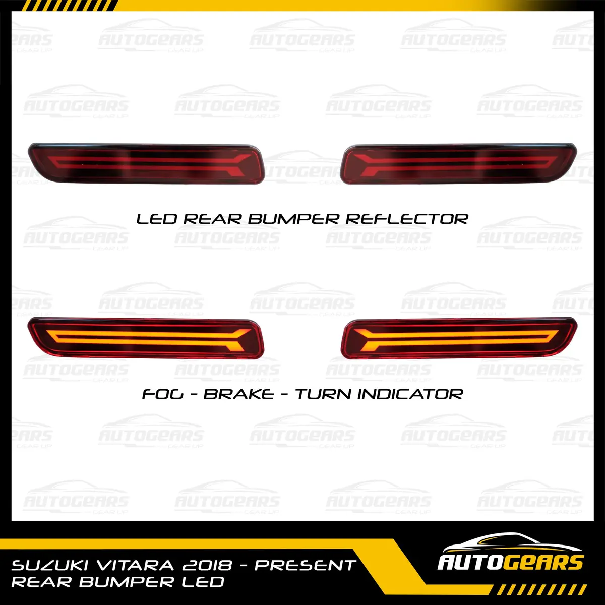 Suzuki Vitara (2018 - 2022) Rear Bumper Led Lights 1