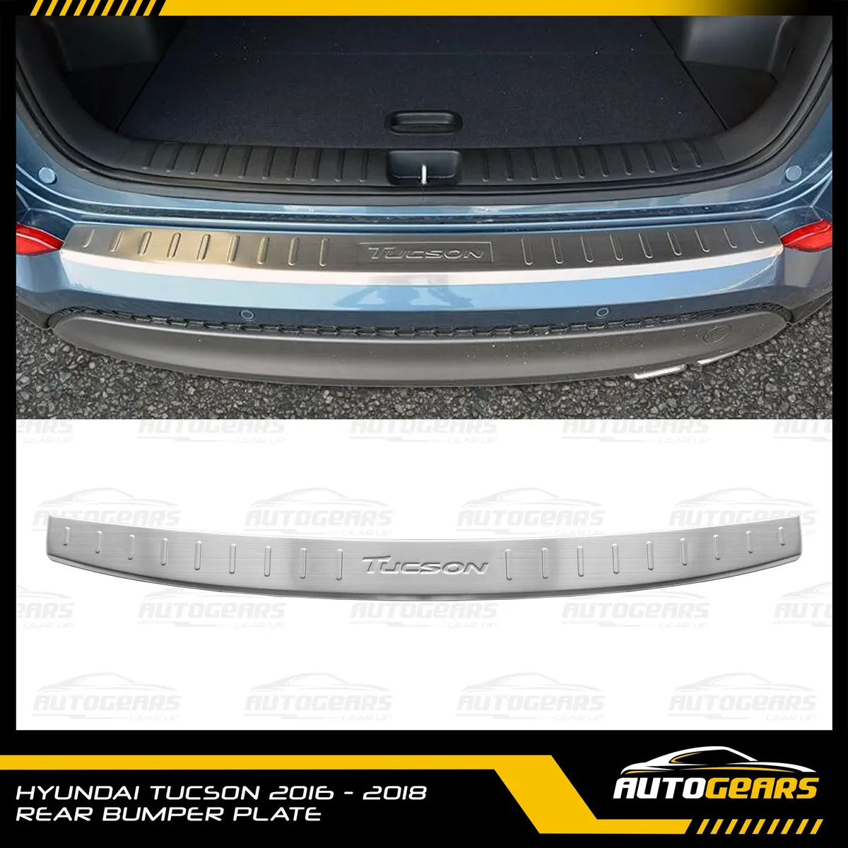 Hyundai Tucson (2016 - 2018) Rear Bumper Plate 1