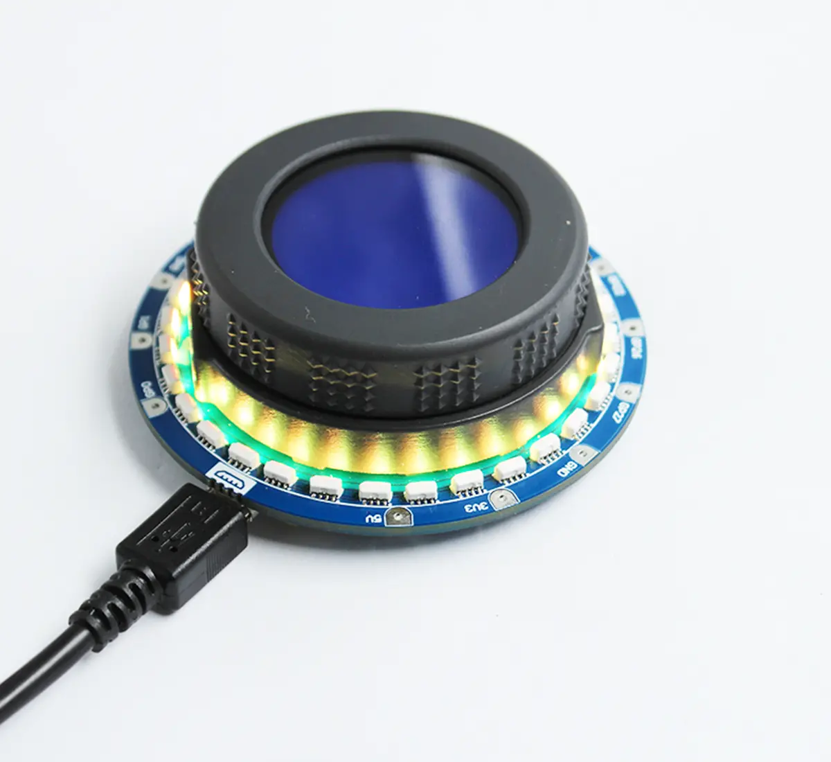 Rotary Encoder - Led Array & Touch Lcd For Esp32/Pico/Hat 1