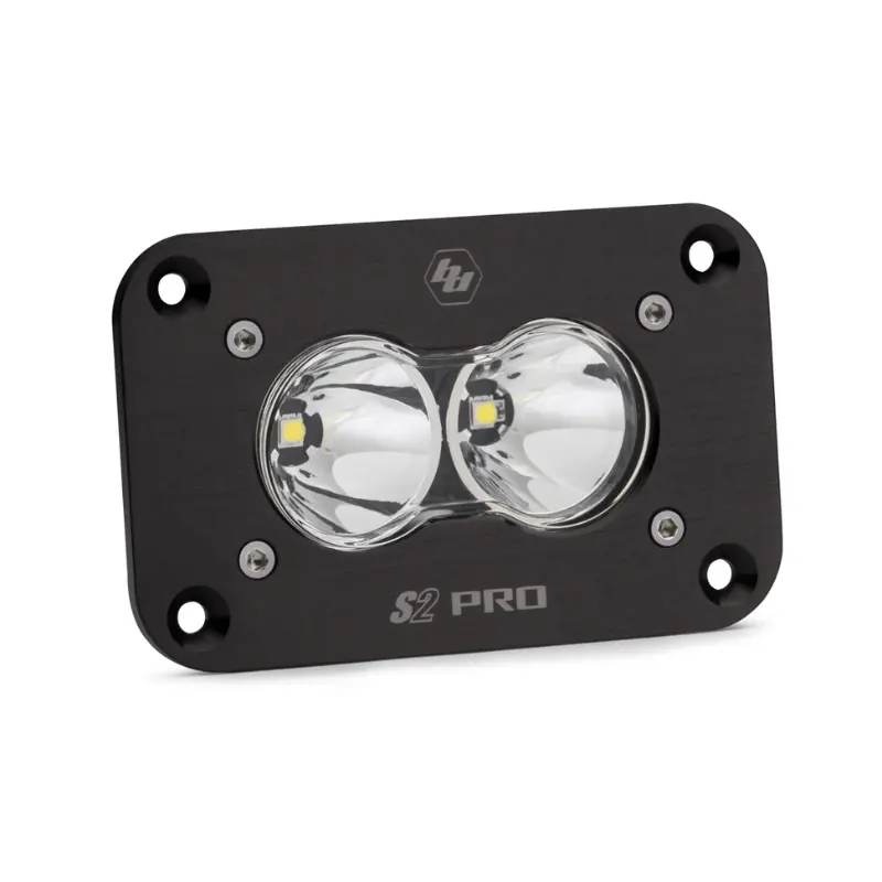 S2 Pro Black Flush Mount Led Auxiliary Light Pod 1